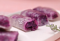 紫薯西米卷的做法