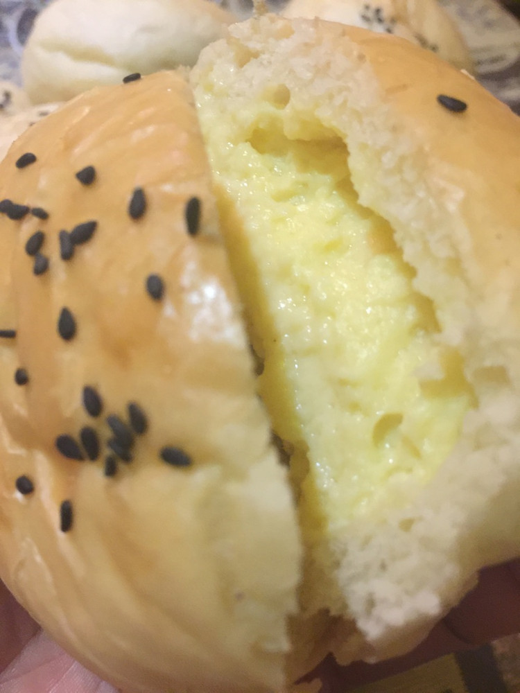 奶香面包（馅料为卡仕达酱）的做法