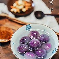 水晶紫薯汤圆｜日食记的做法图解6
