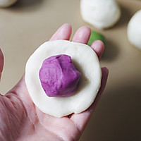紫薯螺旋蛋黄酥的做法图解5