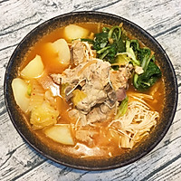 韩式脊骨土豆汤的做法图解6