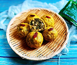 枸杞芽菜窝头两吃之菜团子的做法