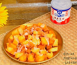#鹰唛新食尚#炼奶馍丁的做法