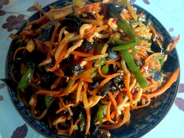 鱼香鸡丝的做法