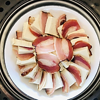 #元宵节美食大赏#腊肉蒸豆腐的做法图解6