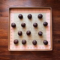 巧克力裂纹曲奇的做法图解4