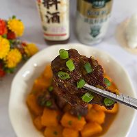 #家乡年味 鲜才够味#南瓜焖羊肉的做法图解11