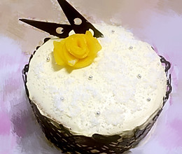 巧克力围边蛋糕的做法