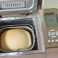 咖啡糯米粉土司#东菱魔法云面包机#的做法图解5