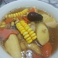 黄豆山药玉米汤（素食）的做法图解5