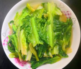 #餐桌上的春日限定#蒜蓉油麦菜～的做法