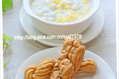 米酒蛋花小汤圆VS十八街麻花