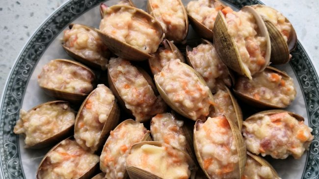 蛤蜊酿肉的做法