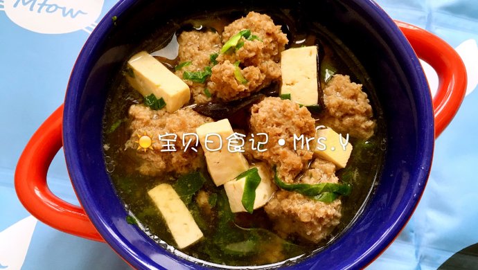 羊肉汆小丸子汤