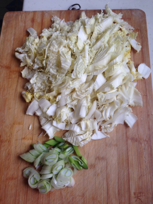 白菜肉馅高汤水饺的做法图解4