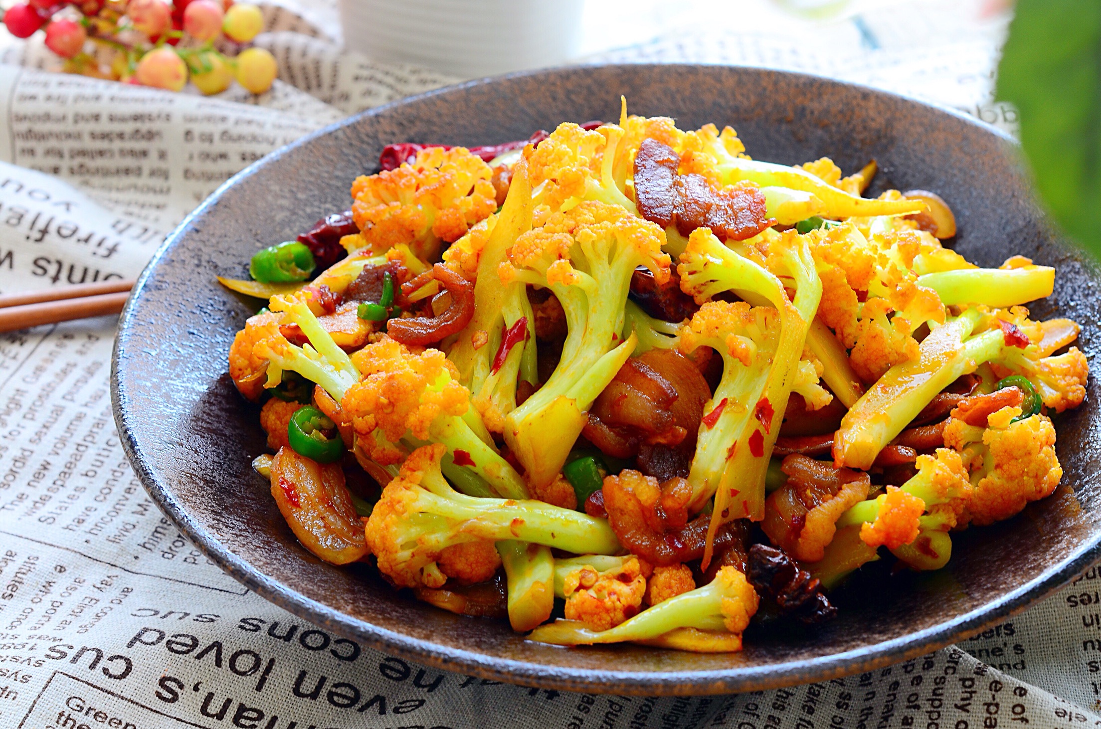 干锅花菜怎么做_干锅花菜的做法_家和万事兴顺顺顺_豆果美食