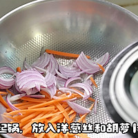 肉炒三丝盖米粉的做法图解10