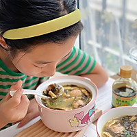 #让宝贝爱上每一顿饭#鲜美的紫菜虾滑汤的做法图解10