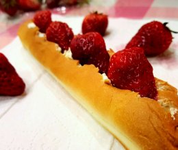 泰小妍の草莓奶酪条的做法