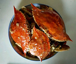 葱姜梭子蟹的做法