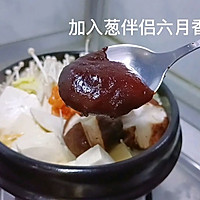 #暖冬酱在手，嗨吃部队锅#韩式辣白菜豆腐汤的做法图解9