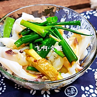 茭白青椒炒目鱼条的做法图解4