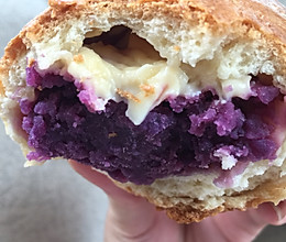 紫薯芝士软欧包的做法