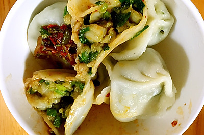 鲜扇贝饺子