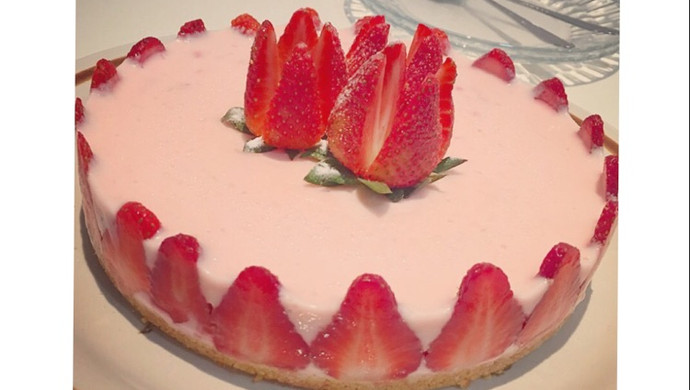 草莓酸奶乳酪芝士蛋糕