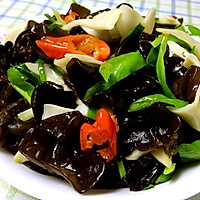 杏鲍菇炒黑木耳的做法图解5