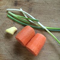 干贝胡萝卜砂锅粥的做法图解3