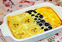 香烤水果燕麦 宝宝辅食，奶粉+香蕉+橙子+蓝莓的做法
