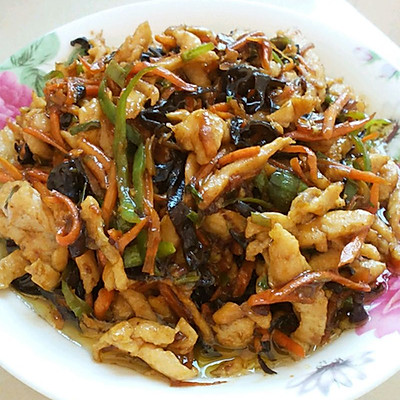 鱼香肉丝。