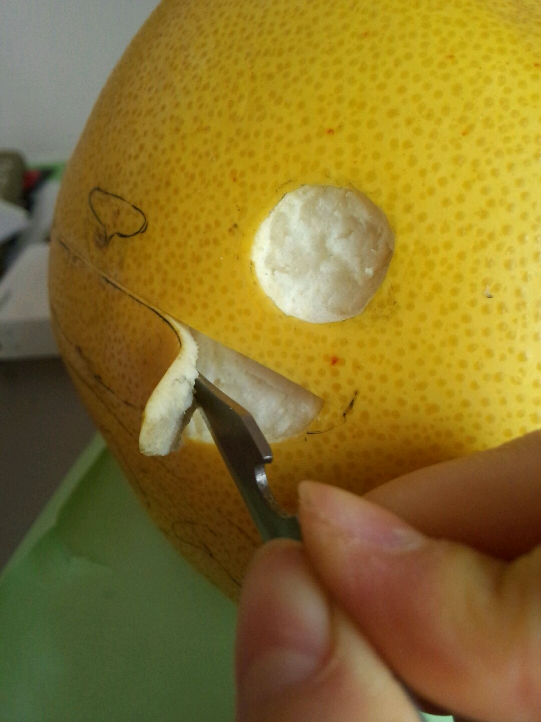 造型柚子怎么做_造型柚子的做法_亲爱的兔美酱_豆果美食