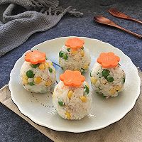 豌豆玉米饭团#柏翠辅食节-营养佐餐#的做法图解15