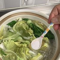 翡翠白菜豆腐汤的做法图解6