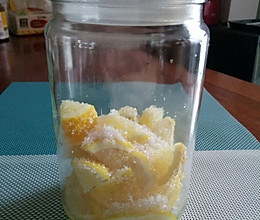 糖渍柠檬的做法