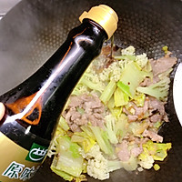 #黄河路美食#花菜炒肉片的做法图解9