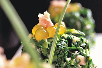 金枪鱼菠菜墩