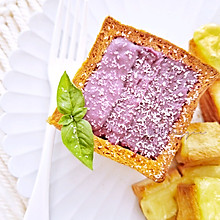 有仪式感的早餐㊙️芝香渐变紫薯土司盒子