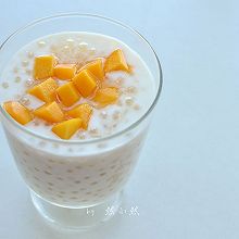 酸奶芒果西米露#易极优DIY酸奶#