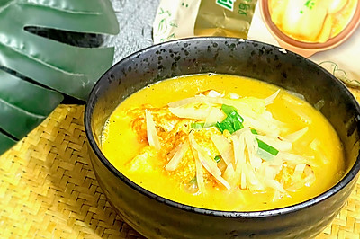 煎蛋萝卜汤