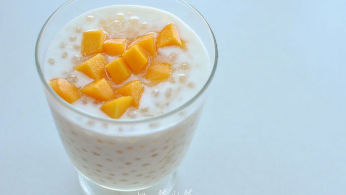 酸奶芒果西米露