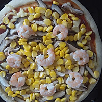 大虾香菇披萨的做法图解10