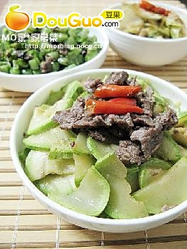 云南小瓜炒牛肉