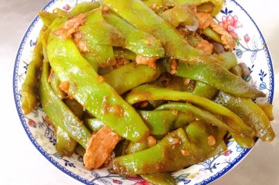 超好吃的炖豆角