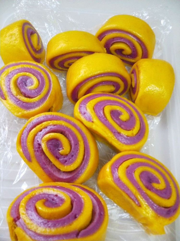 紫薯南瓜刀切馒头的做法