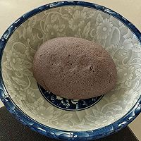 #烘焙美学大赏#椰奶黑米双色面卷的做法图解6