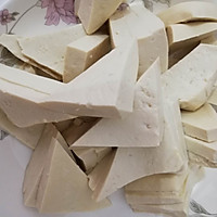 肉片煎豆腐的做法图解1