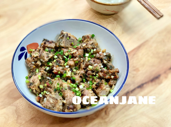 紫苏豉汁蒸排骨 | 顺德住家味，减肥者慎入